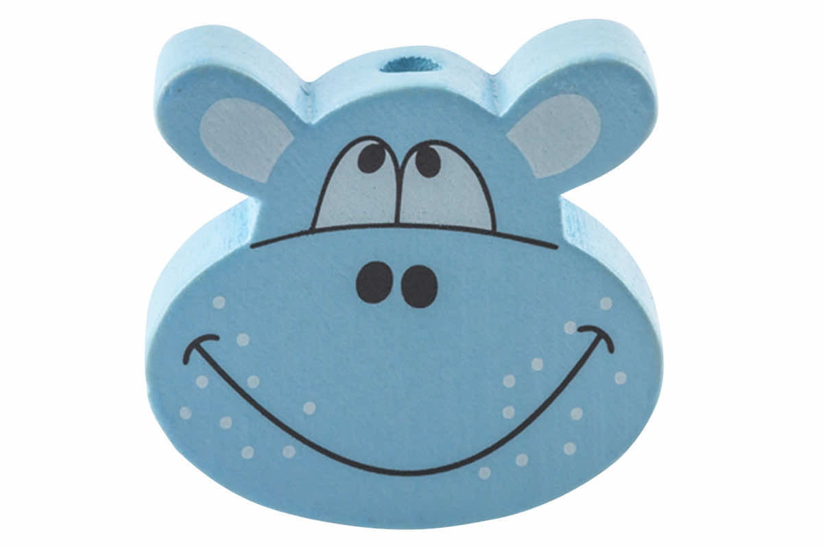 Motivperlen Hippo