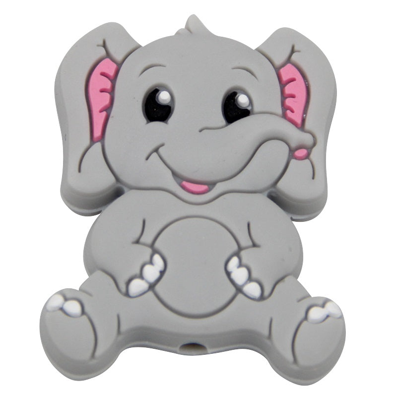 Éléphant du motif en silicone