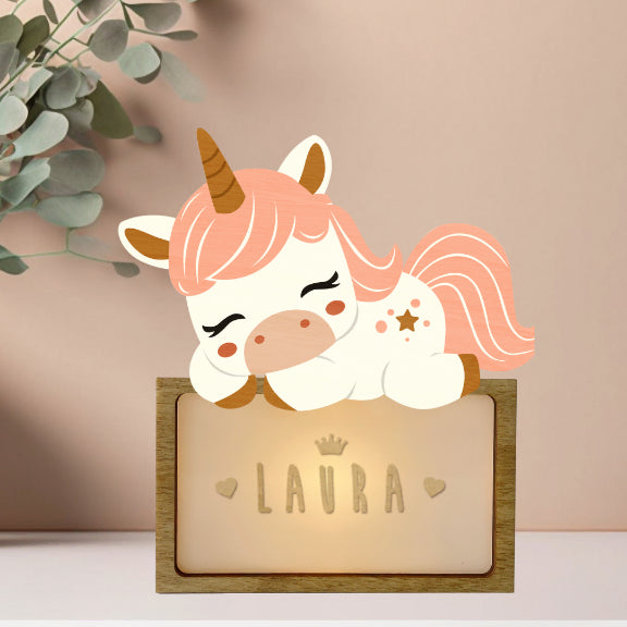 Veilleuse licorne DIY