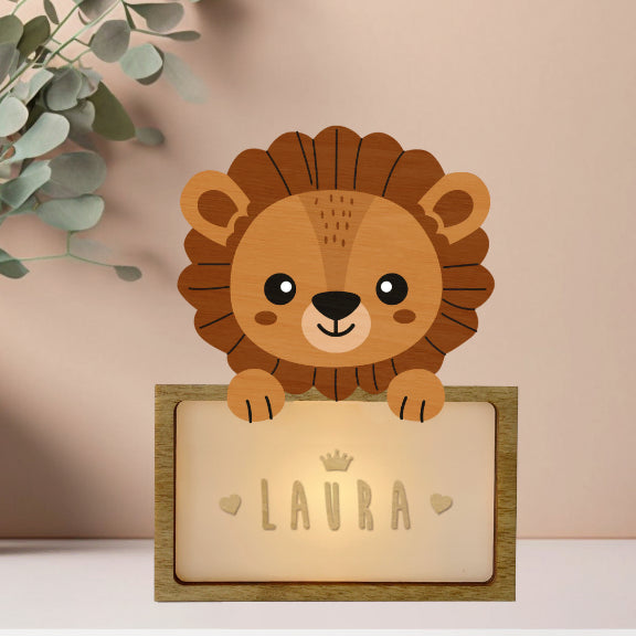 Veilleuse lion DIY
