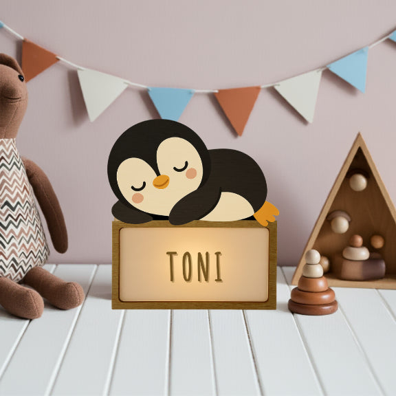 Veilleuse pingouin DIY