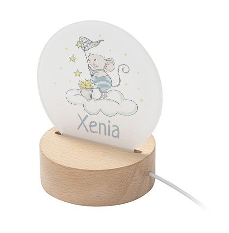 Night light round mouse