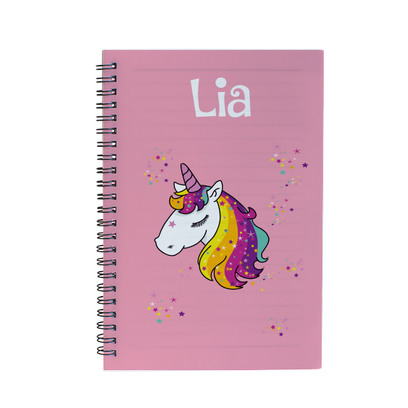 Notebook unicorn head star