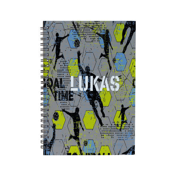 Footballer notebook