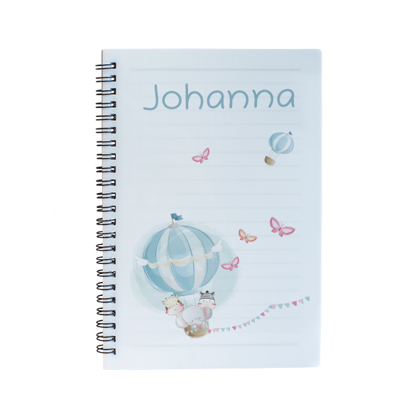 Hot air balloon notebook