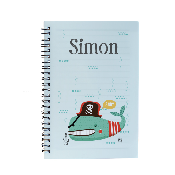 Pirate fish notebook