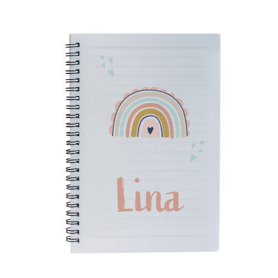 Rainbow notebook