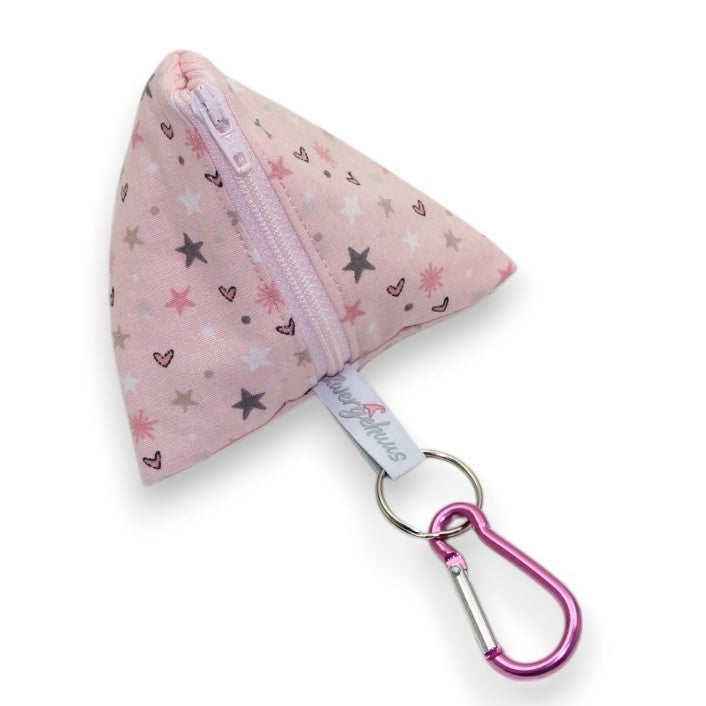 Nuggitäschli hearts and stars pink