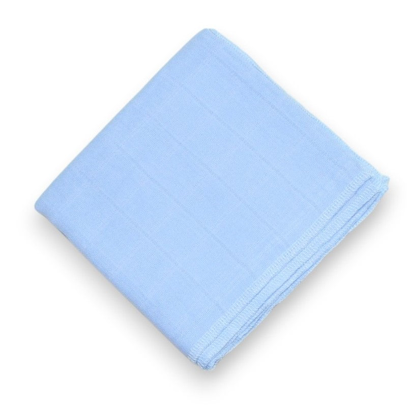 Nuscheli uni 62x62 pastellblau