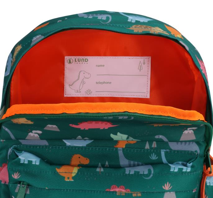 Rucksack Dinos dunkelgrün