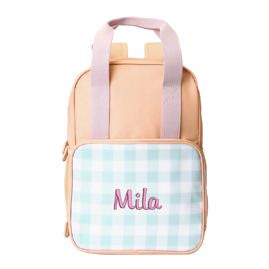 Gym bag with mermaid motif