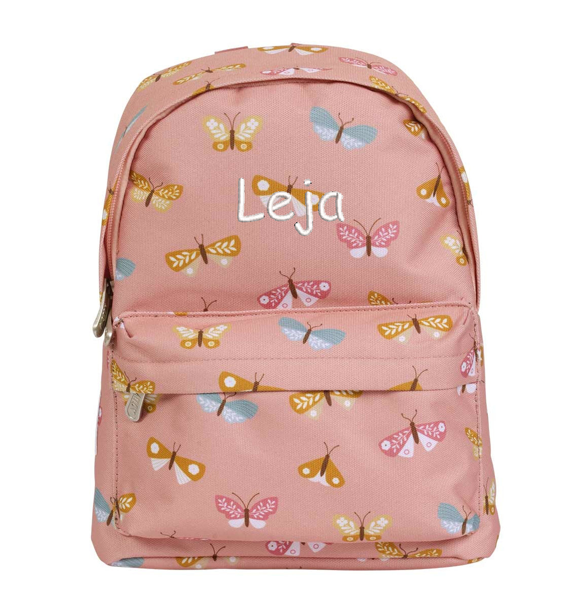 Personalisierter Rucksack für Kinder mit Schmetterlingsmotiv und Name