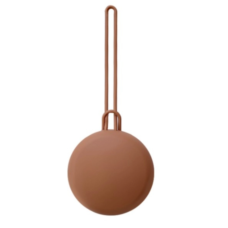 Silicone pacifier holder camel