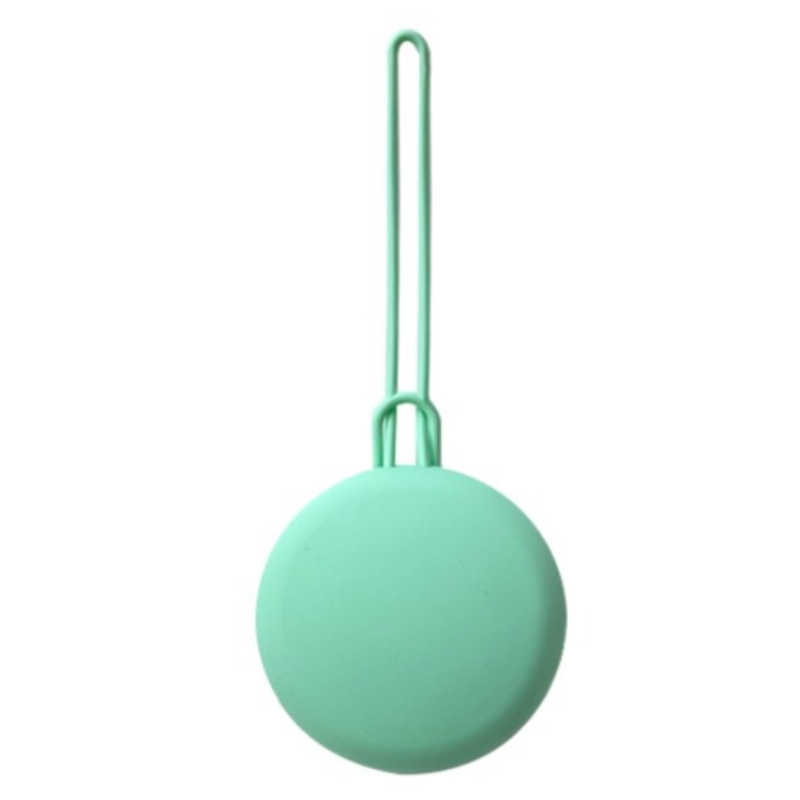 Silicone pacifier holder mint