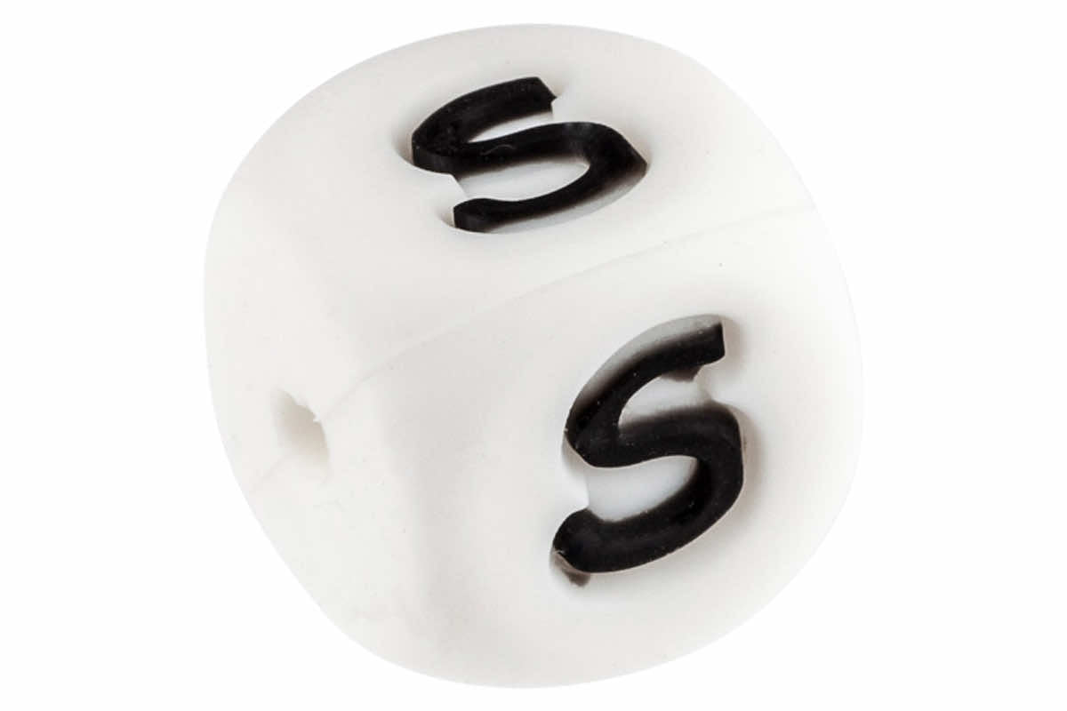 SILIKON 12mm Buchstabenwürfel