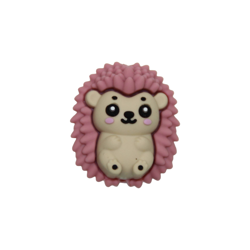 Silikonmotiv in Igelform in blush
 für Babyspielzeug
