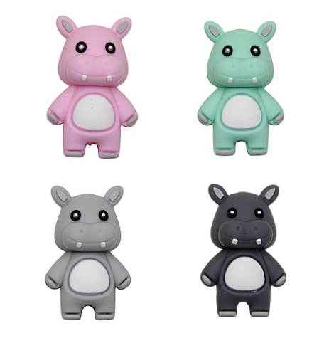 Silicone Motif 3D Hippo