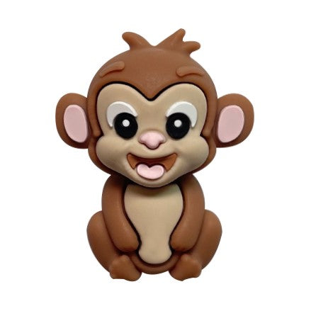 Silicone motif 3D monkey