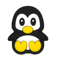 Motif en silicone pingouin