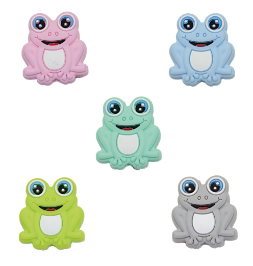 Grenouille de motif en silicone