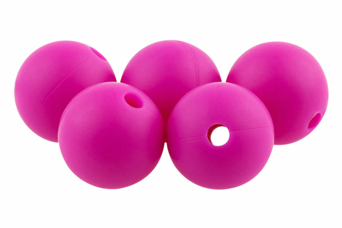 Silikonperle 9mm