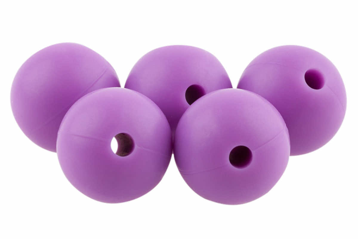 Silikonperle 9mm