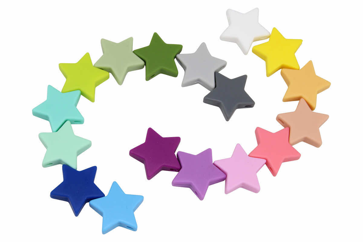 Silicone motif star medium