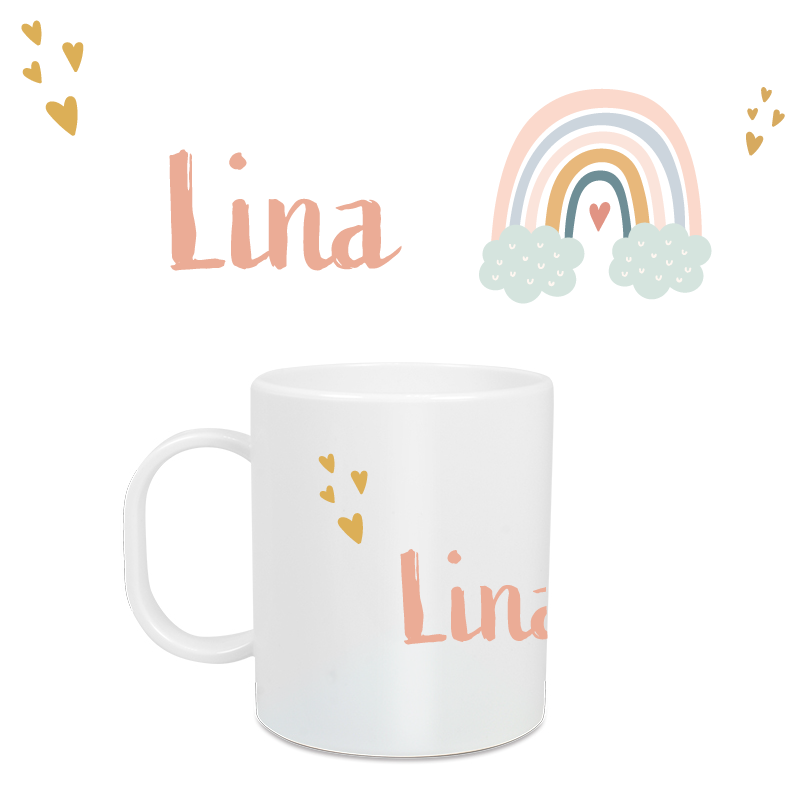 Coupe d'enfant grand arc-en-ciel