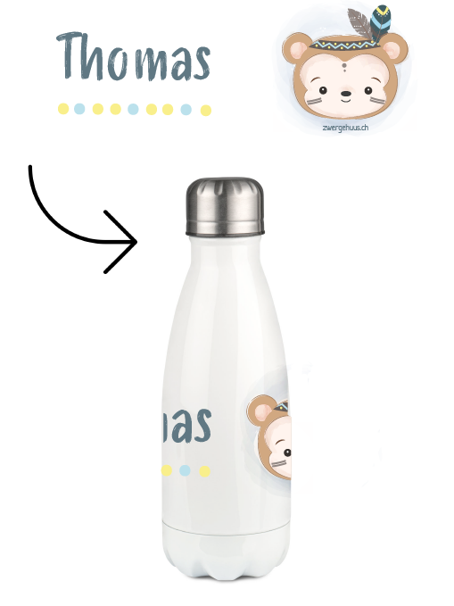 Bouteille thermique 350 ml de singe