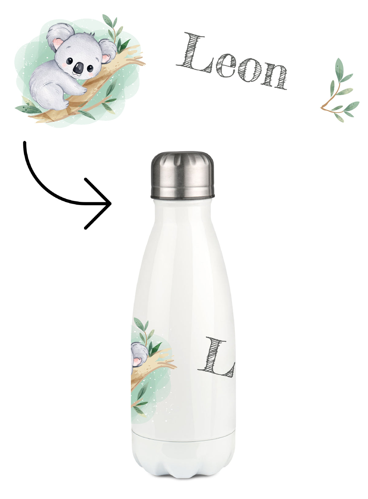 Bouteille thermique 350 ml sirène