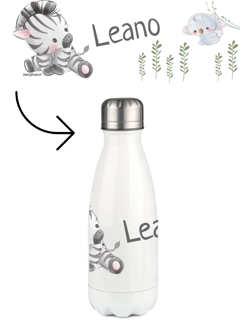 Bouteille thermique 350 ml Zoo Animaux