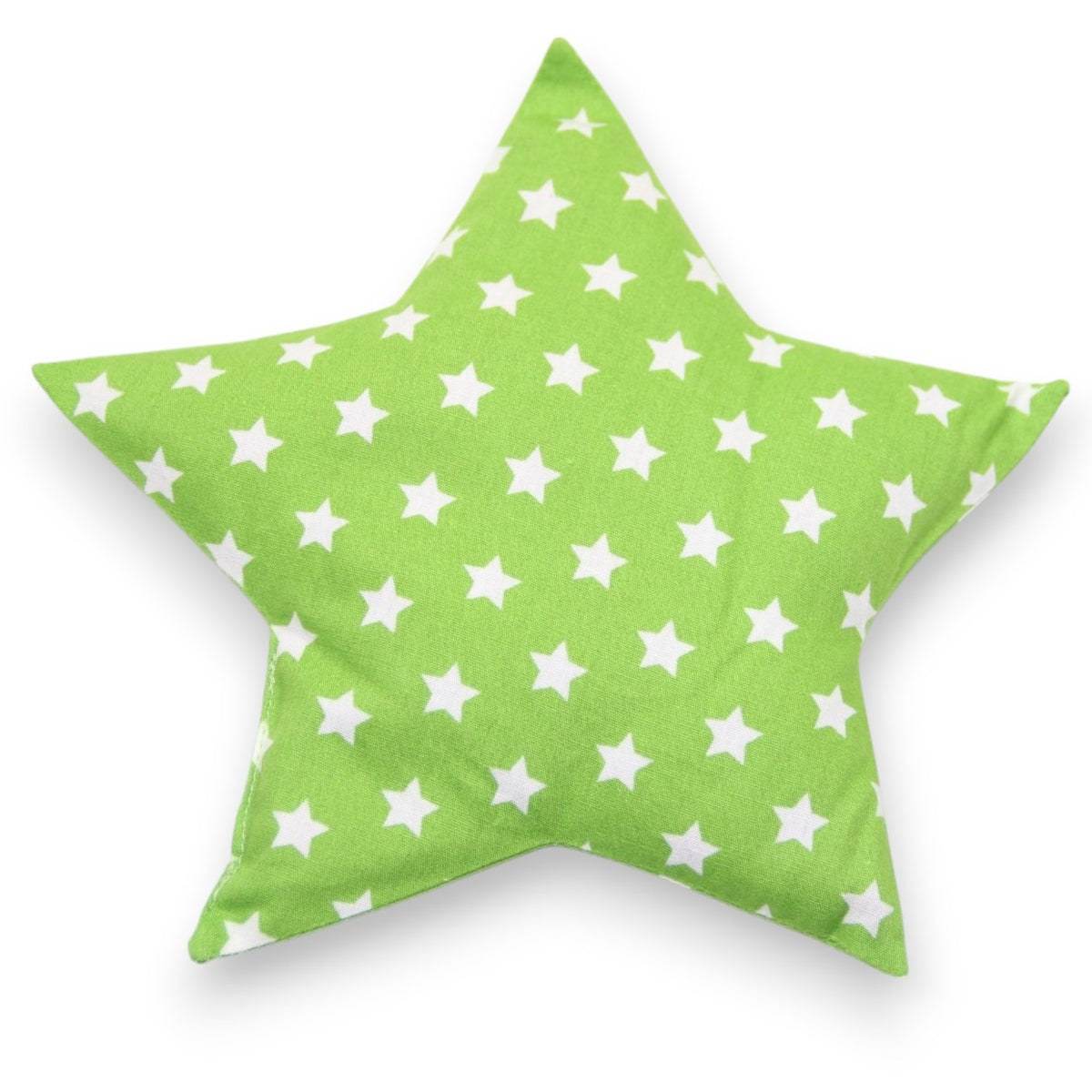 Grape seed cushion stars green