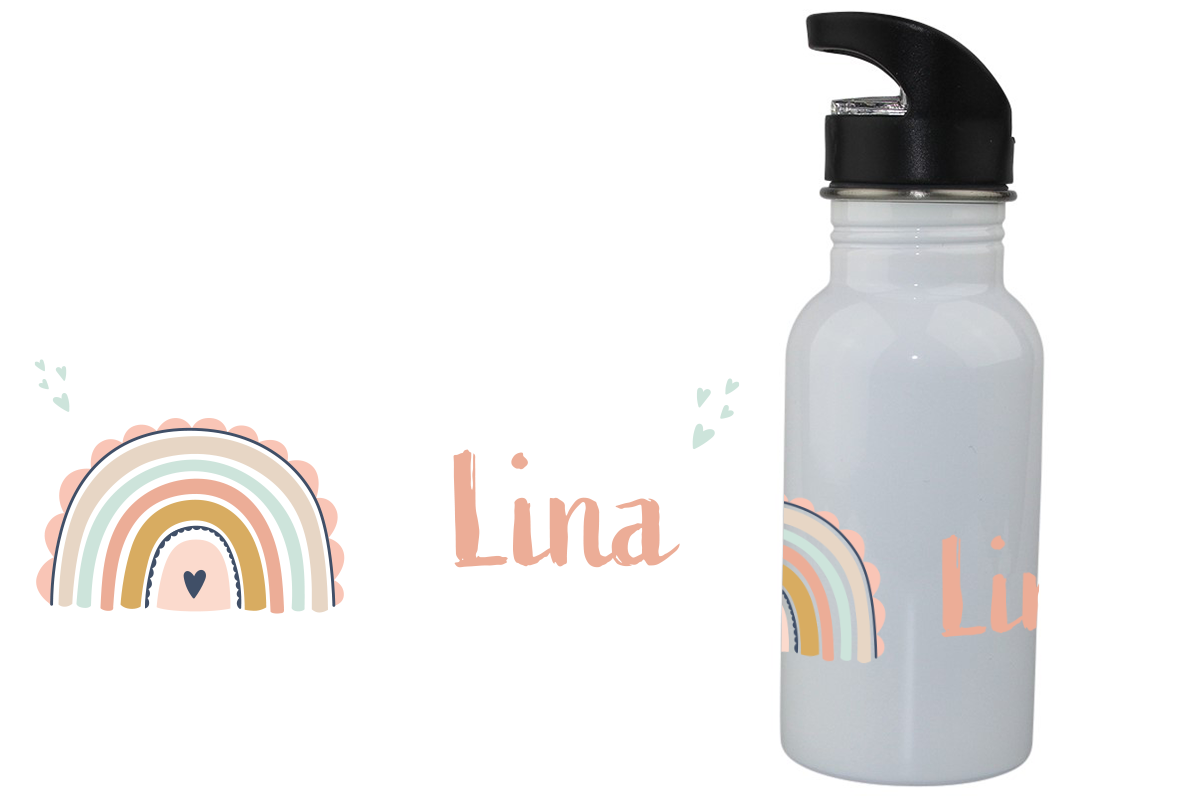 Trinkflasche Regenbogen