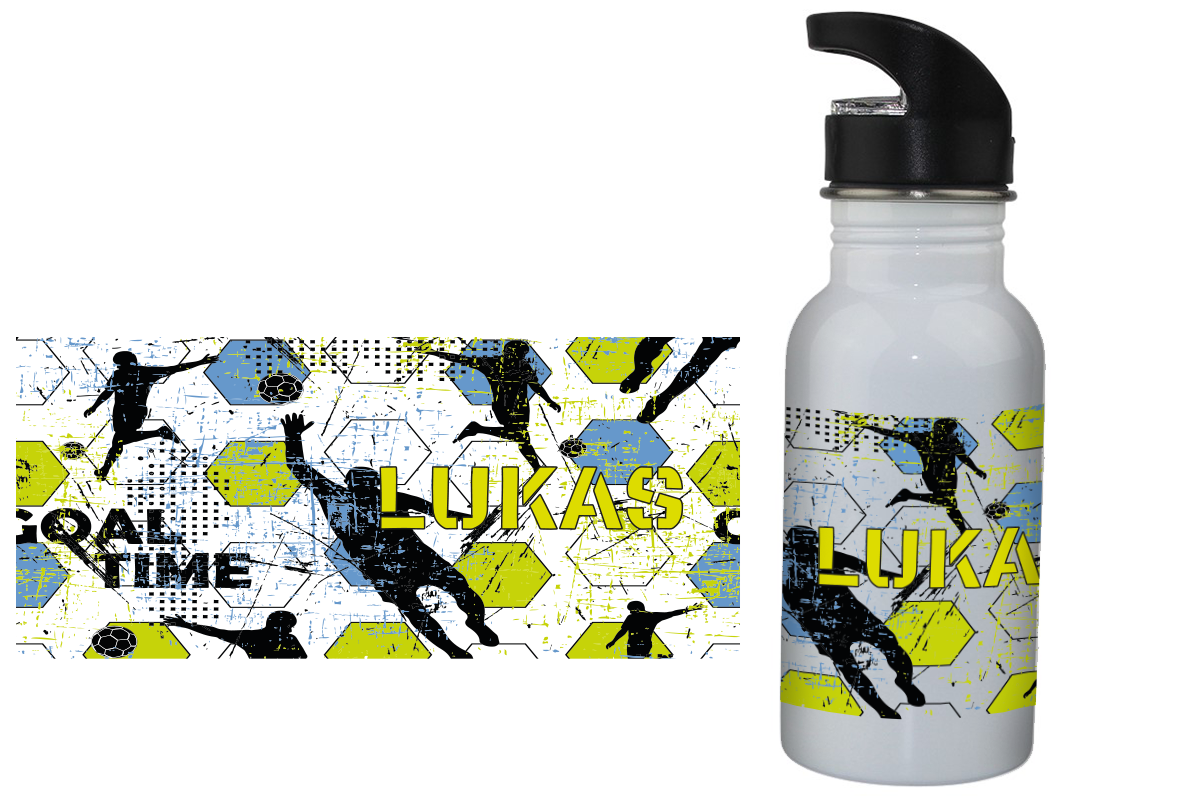 Trinkflasche Fussballer