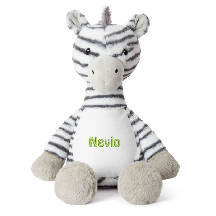 Cuddly toy zebra