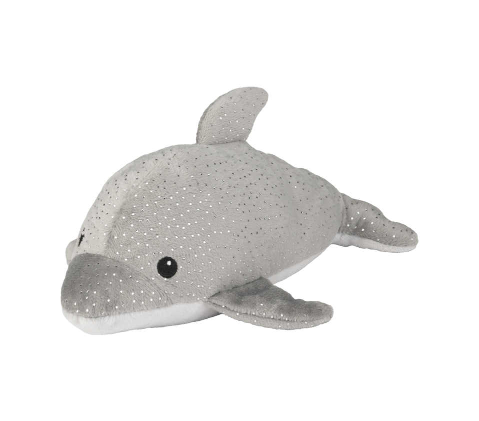 Delfin-Wärmestofftier für Kinder zum Erwärmen