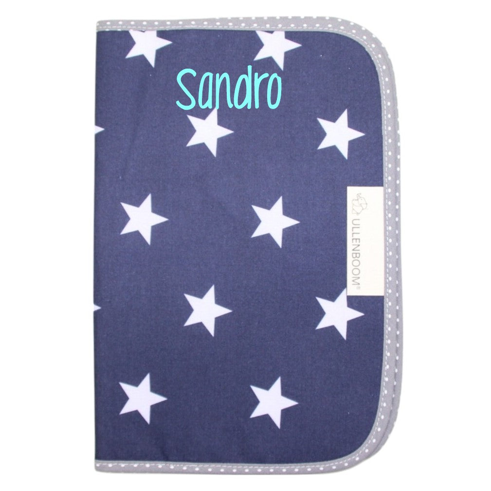 Windeltasche Sterne blau