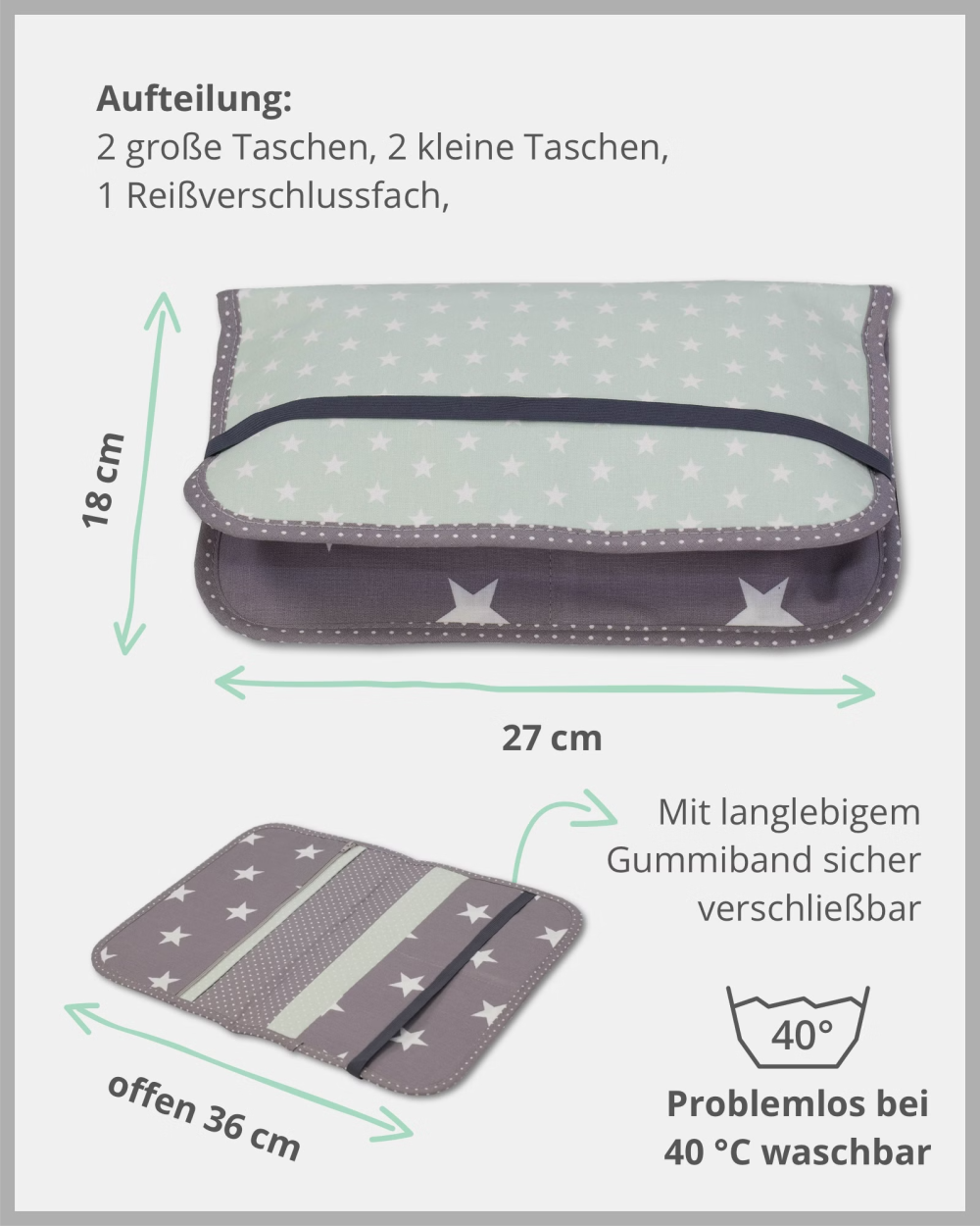 Sac à couches met en vedette