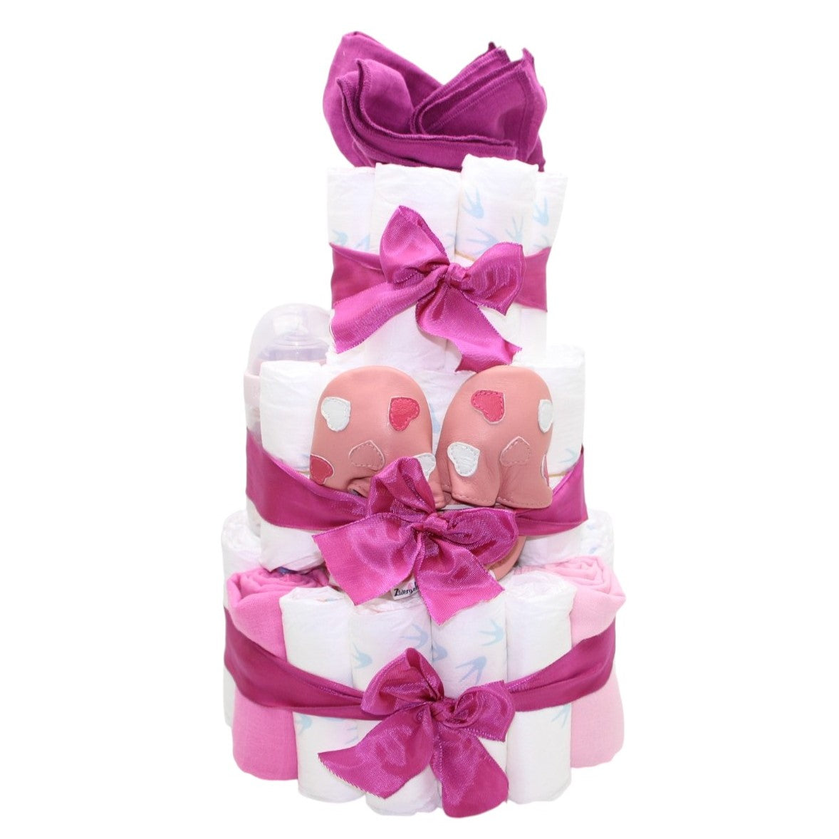 Windeltorte pink