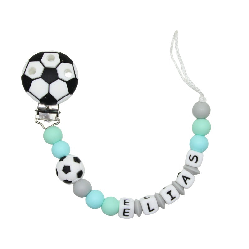 Nuggikette Silicone avec nom de football