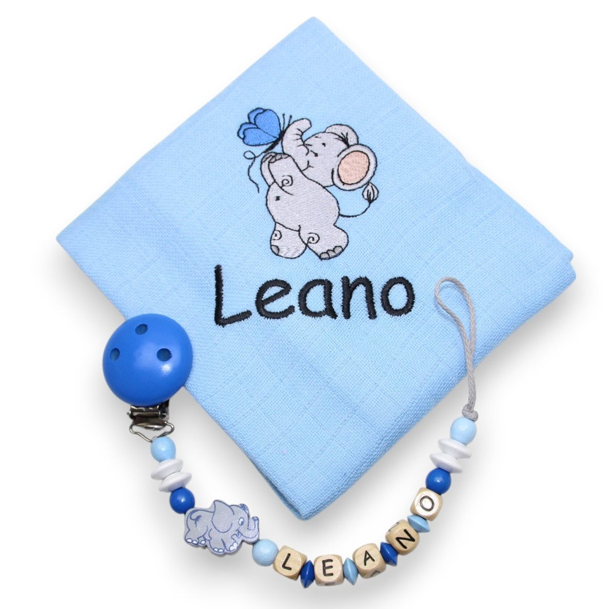 Mumbler set elephant with butterfly