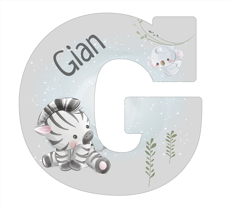 Lettres zoo animaux