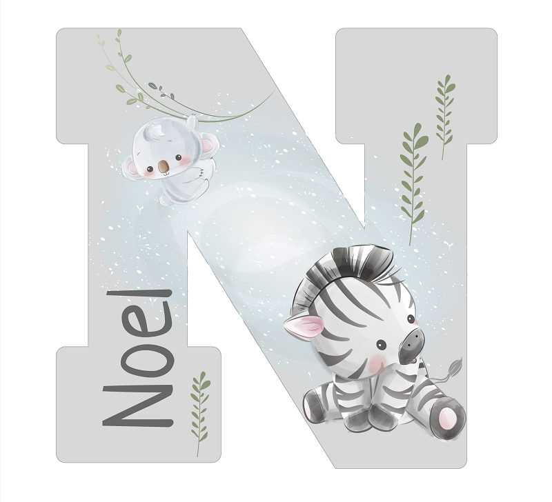 Lettres zoo animaux