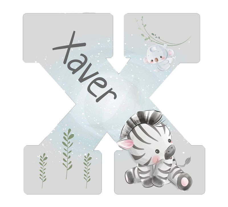 Lettres zoo animaux