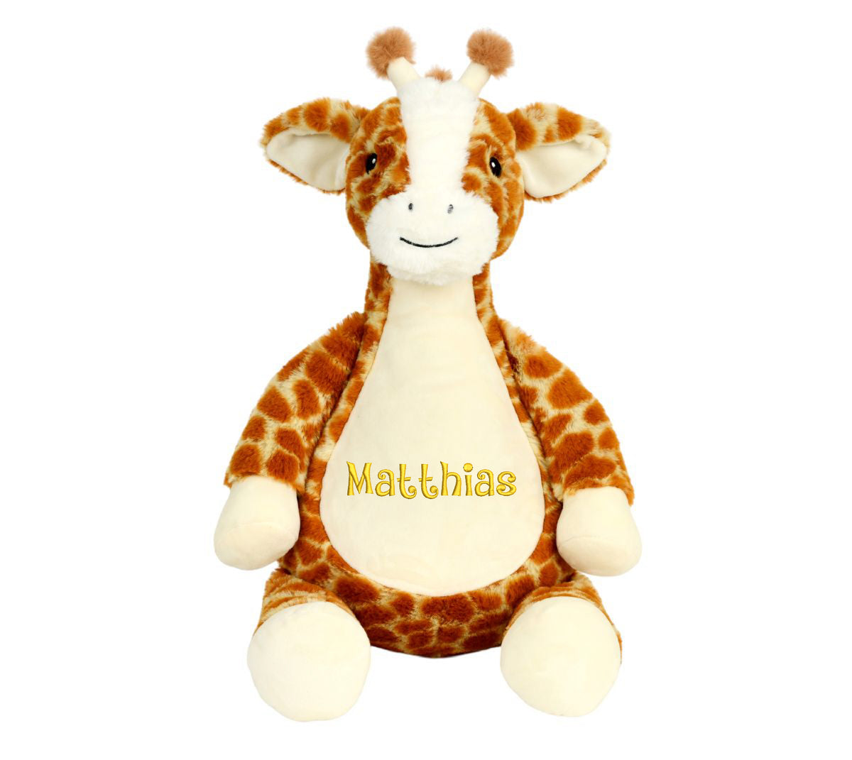 Personalisiertes Kuscheltier in Giraffenoptik