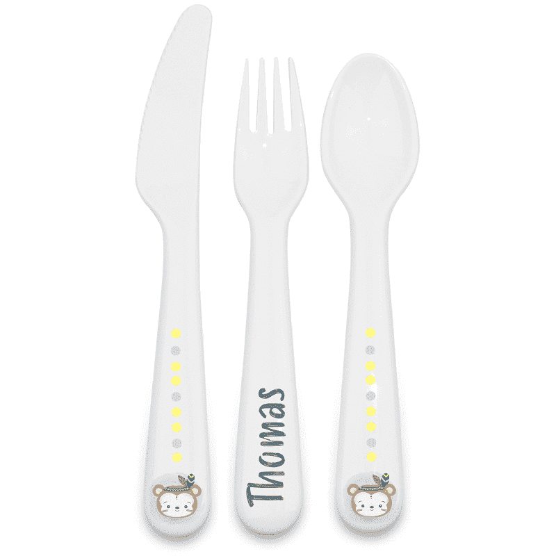 Children's cutlery monkey