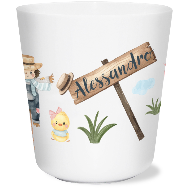 Animaux de la ferme de tasse à boire