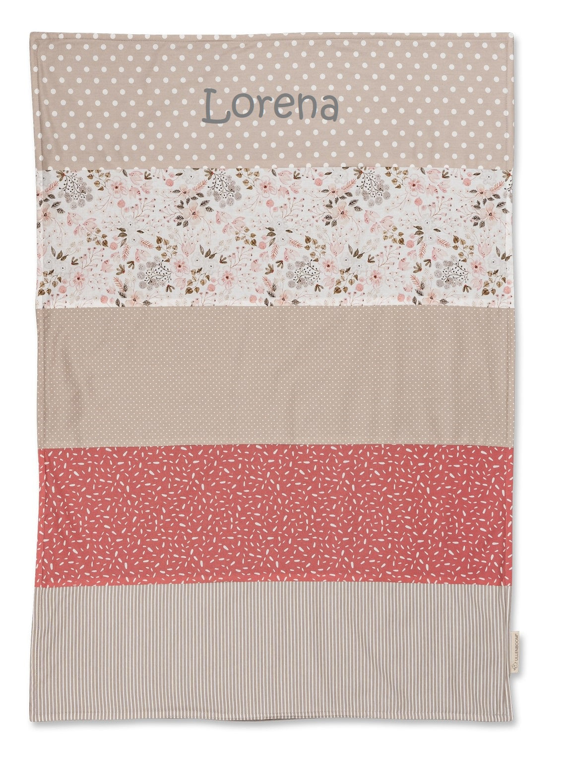 Couverture bébé et boucles de plafond fleurs rose