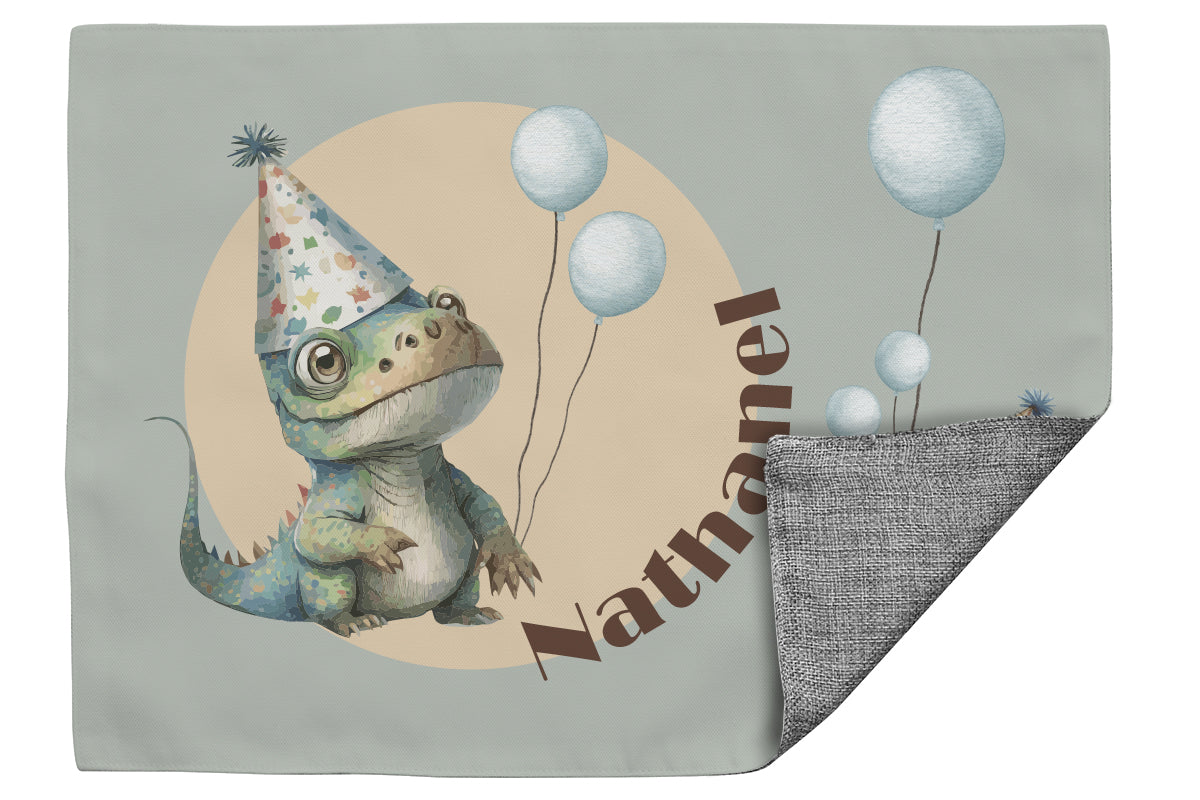 Stoff Tischset Dino Party