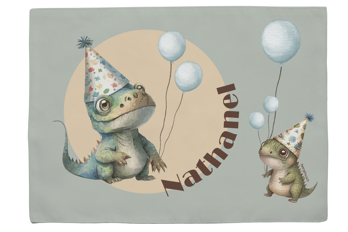 Stoff Tischset Dino Party